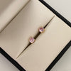 Topos Circon Rosa Oro amarillo 18k 1,1 Gr / 5 mm