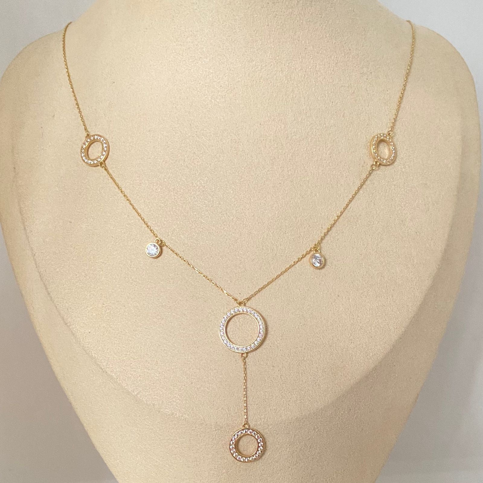 Cadena It circulos casting Oro amarillo 18k +4 / 4,25 Gr / 0,9 mm / 41 Cm