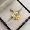 Dije San benito Oro amarillo 18k 2,8 Gr / 20,3 mm / 3 Cm