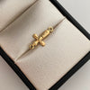 Herraje Cruz Cristo Oro amarillo 18k 0,4 Gr / 2 Cm