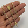 Rosario baby gc  Tres oros 7,10 Gr / 2,5 mm / 50 Cm Broche 0,40