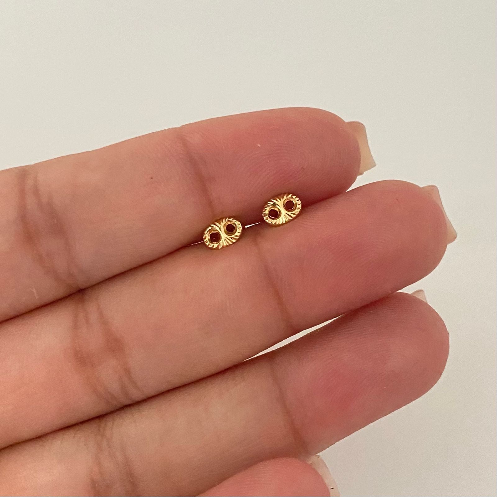 Topos Gc Diamantado Oro amarillo 18k 0,5 Gr / 4 mm