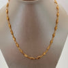 Cadena Rustica Circulo Diamantado Oro amarillo 18k 9,85 Gr / 3,6 mm / 60 Cm