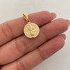 Dije San Benito Oro amarillo 18k 0,95 Gr / 14,1 mm / 2,3 Cm