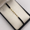 Pulsera tejida Eslabones Gc hilo negro Oro amarillo 18k 0,35 Gr