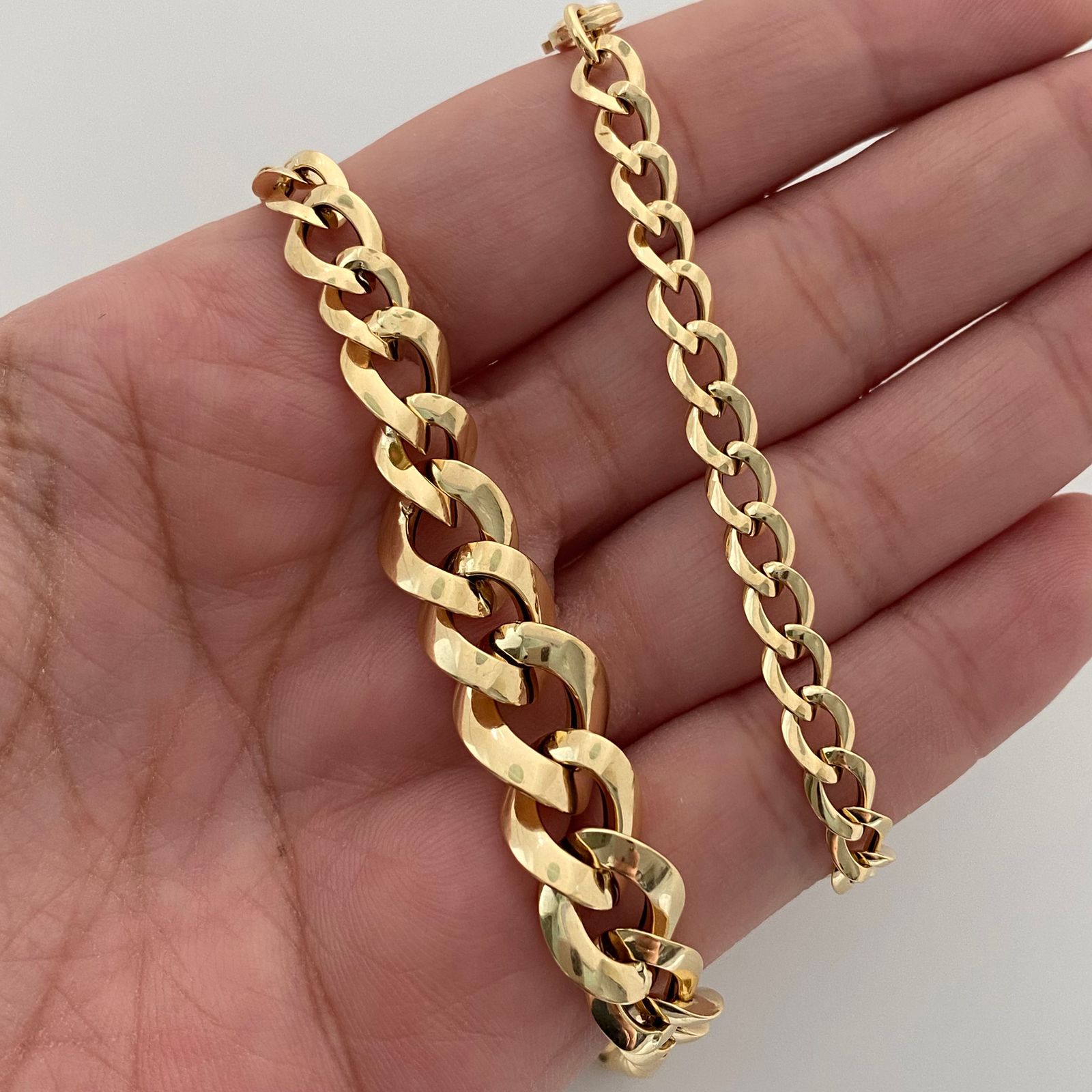 Cadena It Cubana especial Degrade Oro amarillo 18k +2 / 6,75 Gr / 5,4 mm / 45 Cm