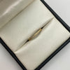 Anillo churumbela circones blancos Oro amarillo / Talla 7 / 1,4 Gr