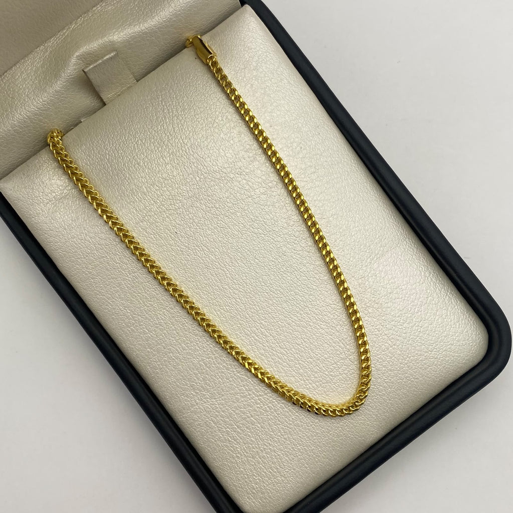 Pulso It Franco Oro amarillo 18k +1 / 3,36 Gr / 2,3 mm / 20 Cm