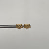 Topos Gato silueta Oro amarillo 18k 0,65 Gr / 8,2 mm