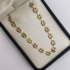 Cadena gc Tres oros 18k 13,65 Gr / 6,45 mm / 60 Cm Broche 0,40