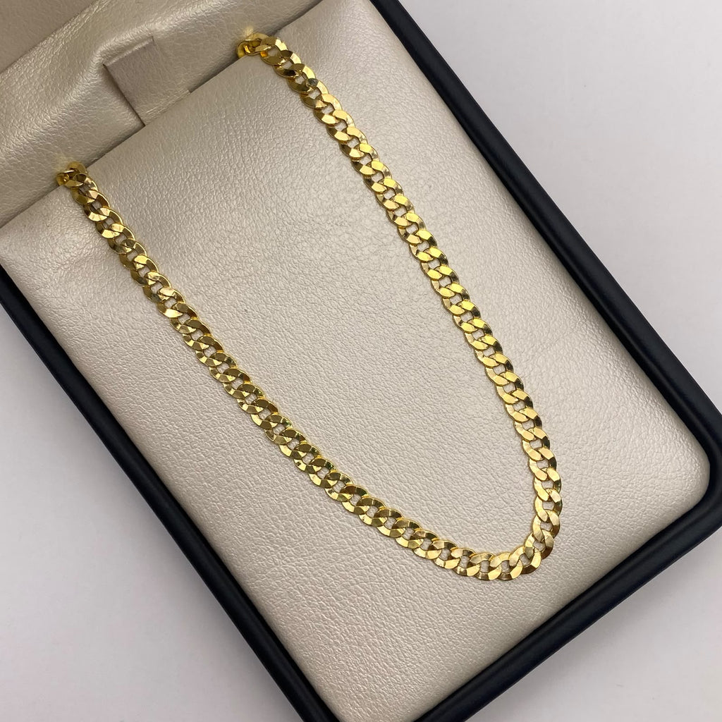Cadena It Cubana Oro amarillo 18k 7,91 Gr / 3,8 mm / 60 Cm