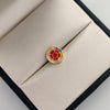Herraje Balon Oro amarillo 18k 0,65 Gr / 1 Cm