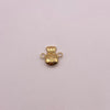 Herraje bolsa dinero Oro amarillo 18k 0,61 Gr / 1,3 Cm