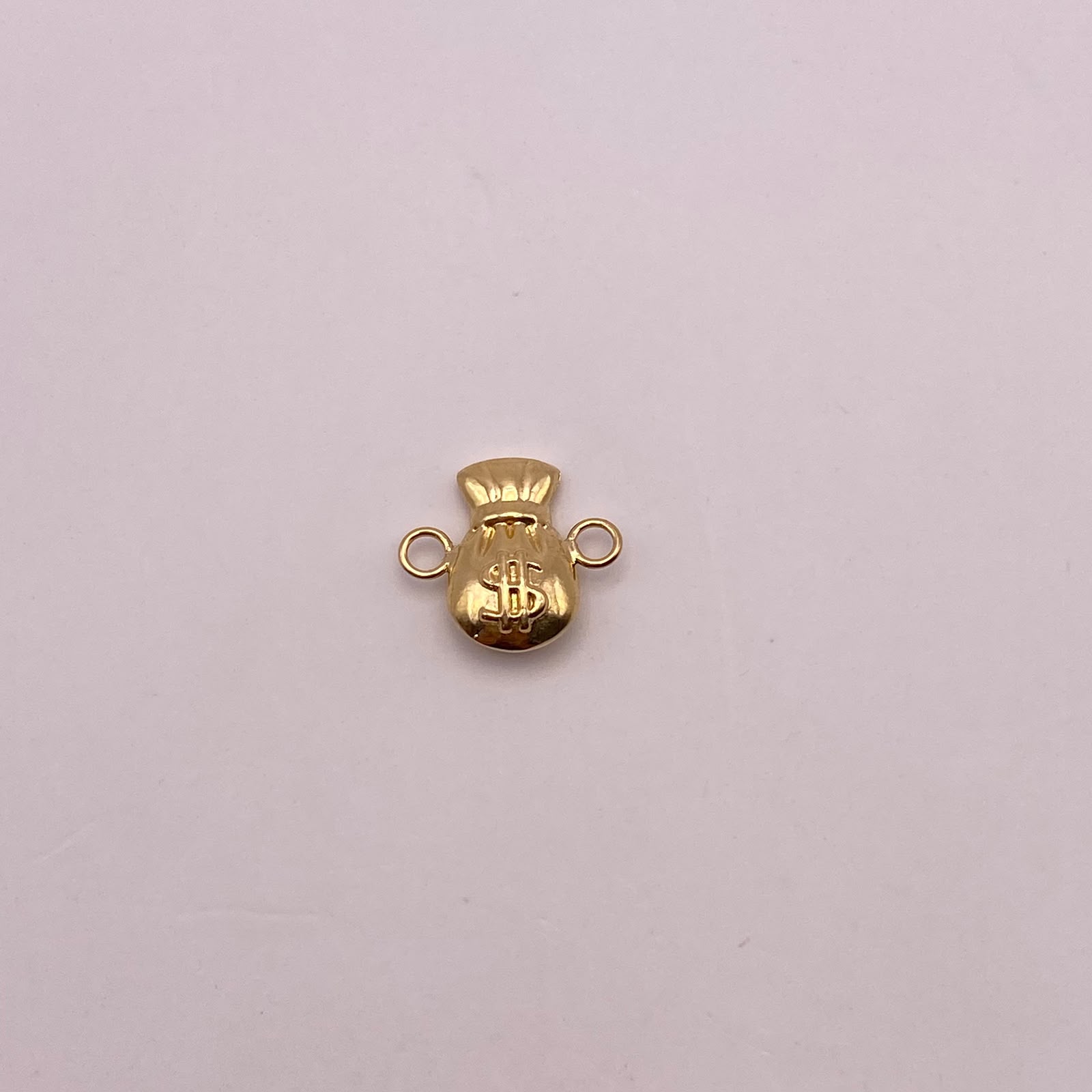 Herraje bolsa dinero Oro amarillo 18k 0,61 Gr / 1,3 Cm