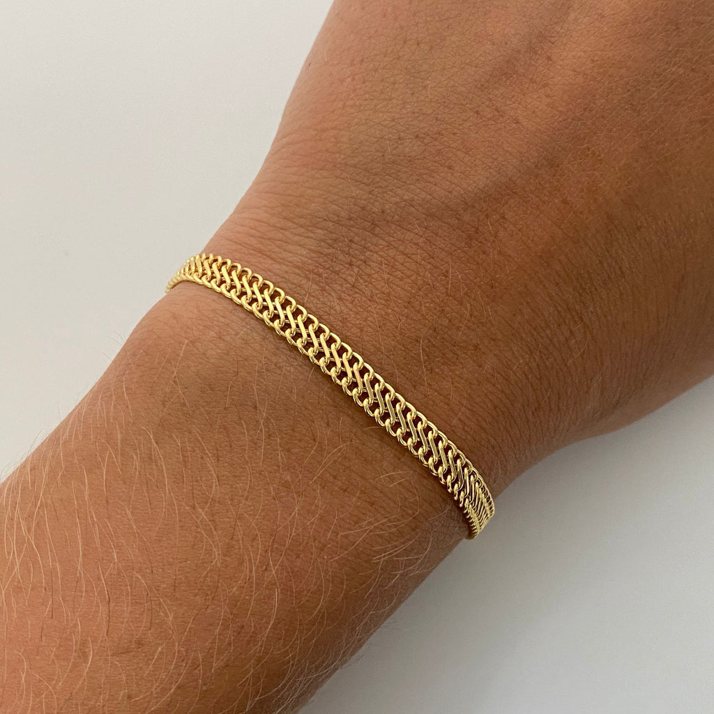 Pulso It Sedusa Oro amarillo 18k +2 / 3,0 Gr / 4,6 mm / 19,5 Cm