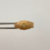 Anillo Troquel Circon Blanco Oro amarillo 18k / Talla 7 / 1,55 Gr / 3,3 mm
