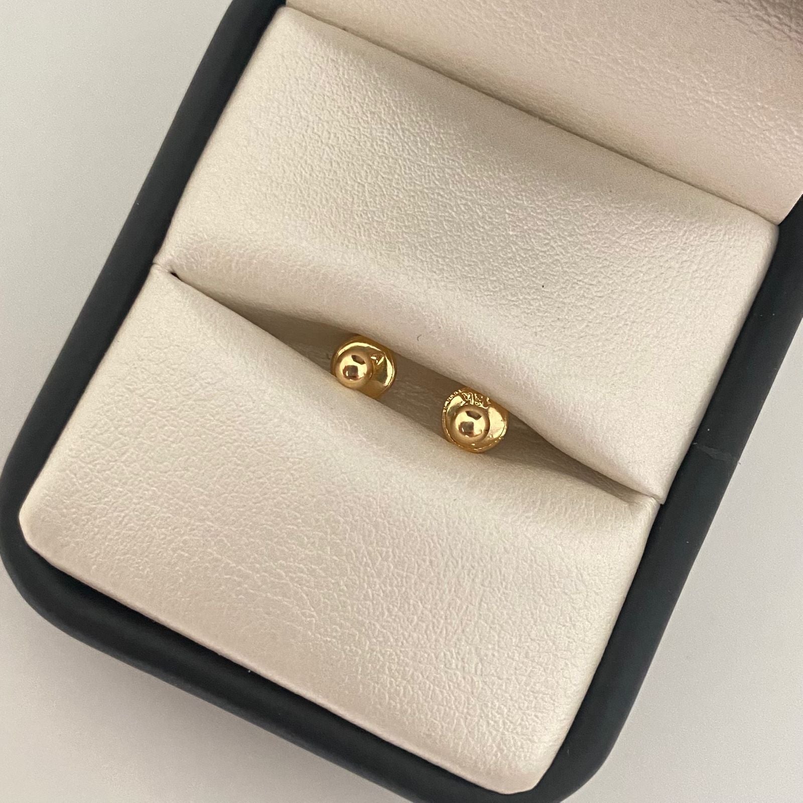 Topos media bola lisa Oro amarillo 18k 0,40 Gr / 3,0 mm