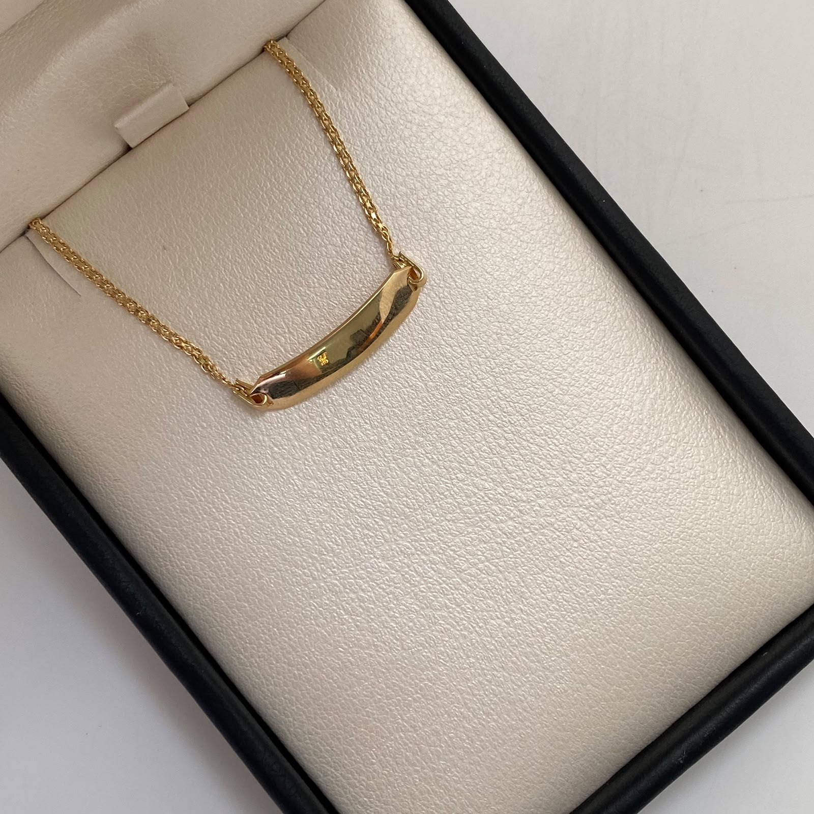 Pulso bebé It Placa Tejido Chinoo Oro amarillo 18k +1 / 2,1 Gr / 1,1 mm / 15 Cm