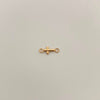Herraje Mini Cruz Oro amarillo 18k 0,2 Gr / 1,4 Cm