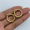 Candonga It lisas serpiente Oro amarillo 18k 2,15 Gr / 2 Cm