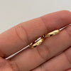 Candonga biselada Oro amarillo 18k 1,30 Gr / 2,3 Cm
