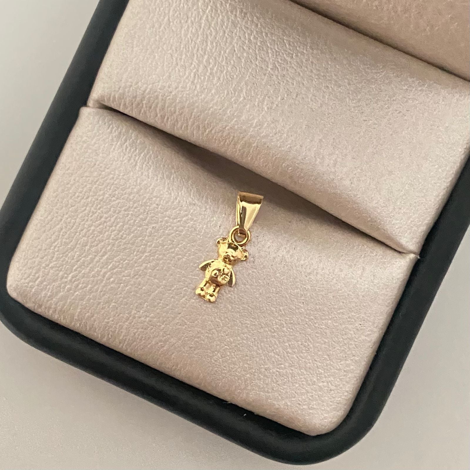 Dije mini oso love Oro amarillo 18k 0,35 Gr / 1,5 Cm