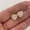 Topos Corazon Casting Blanco Oro amarillo 18k 2,9 Gr / 11,7 mm