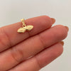 Dije Ojos de Santa Lucia Oro amarillo 18k 0,4 Gr / 13,8 mm / 1,1 Cm