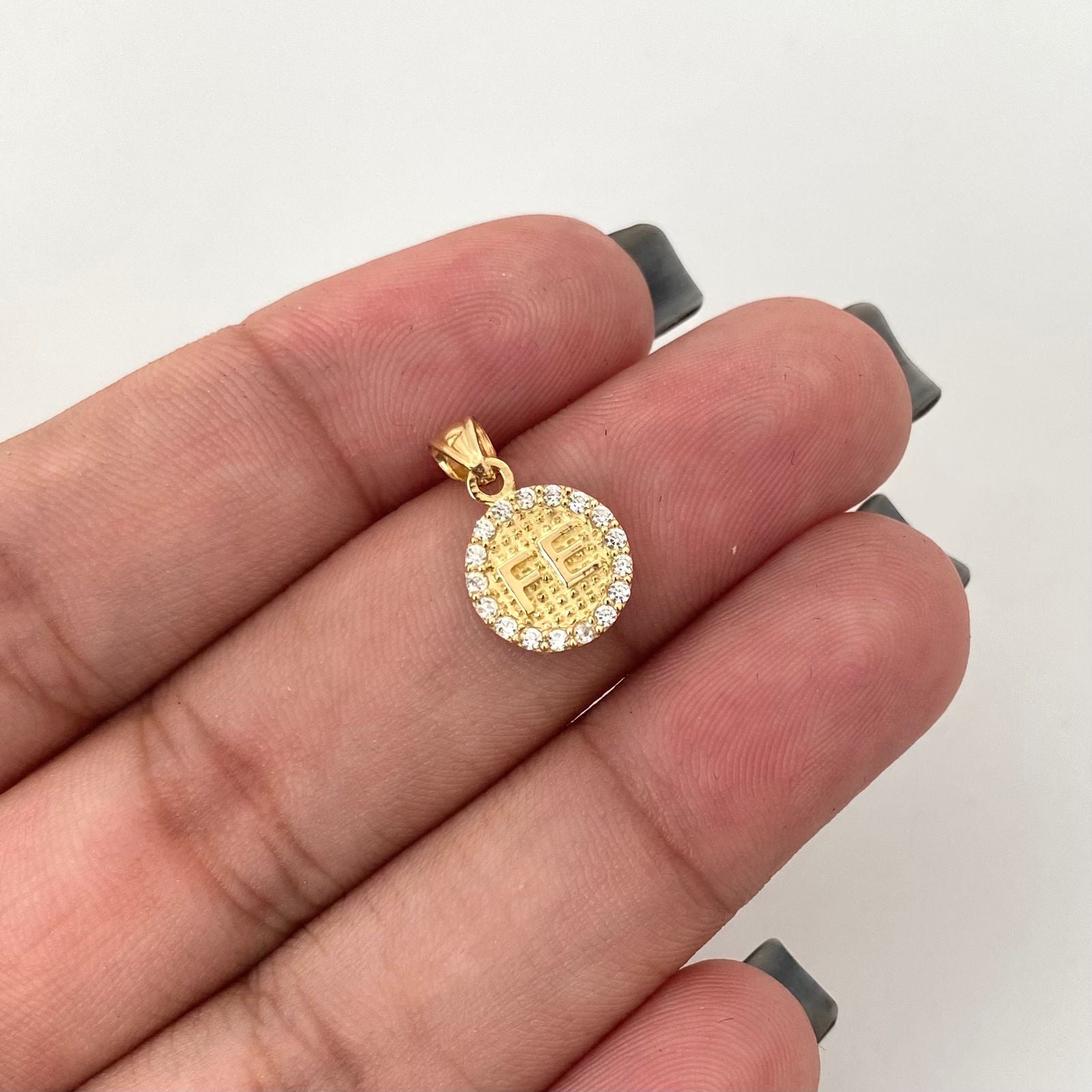 Dije fe casting Oro amarillo 18k 1,0 Gr / 1,6 Cm