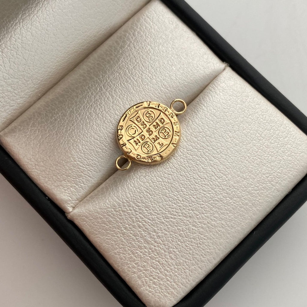 Herraje San Benito Oro amarillo 18k 0,65 Gr / 1,8 Cm
