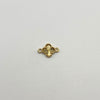 Herraje Mini trebol diamantado Oro amarillo 18k 0,6 Gr / 1,1 Cm