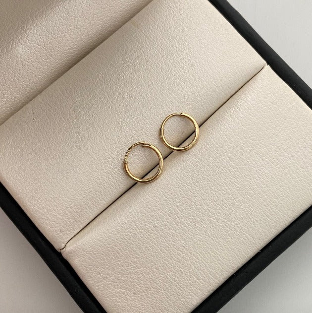 Candonga Mini Imperdible Oro amarillo 18k 0,35 Gr / 0,8 Cm