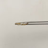 Anillo Solitario Oro amarillo 18k / Talla 7 1/2 / 0,95 Gr / 1,2 mm