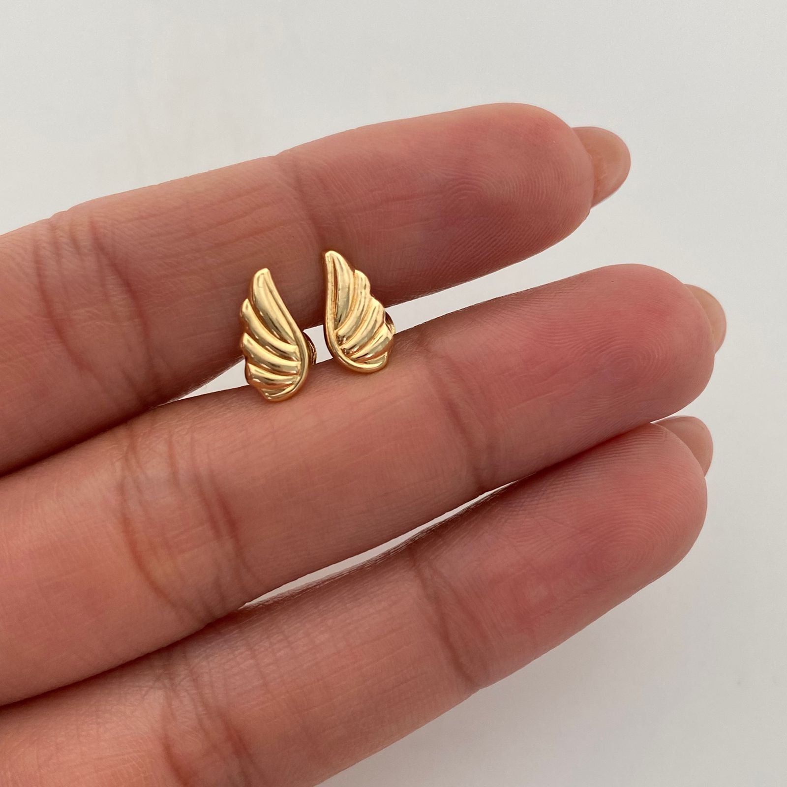 Topos Alas Oro amarillo 18k 0,7 Gr / 10,7 mm