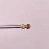 Topos Circulo plano diamantado Oro amarillo 18k 0,5 Gr / 5,2 mm
