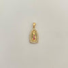 Dije virgen guadalupe borde casting  Oro amarillo 18k 2,4 Gr / 2,5 Cm