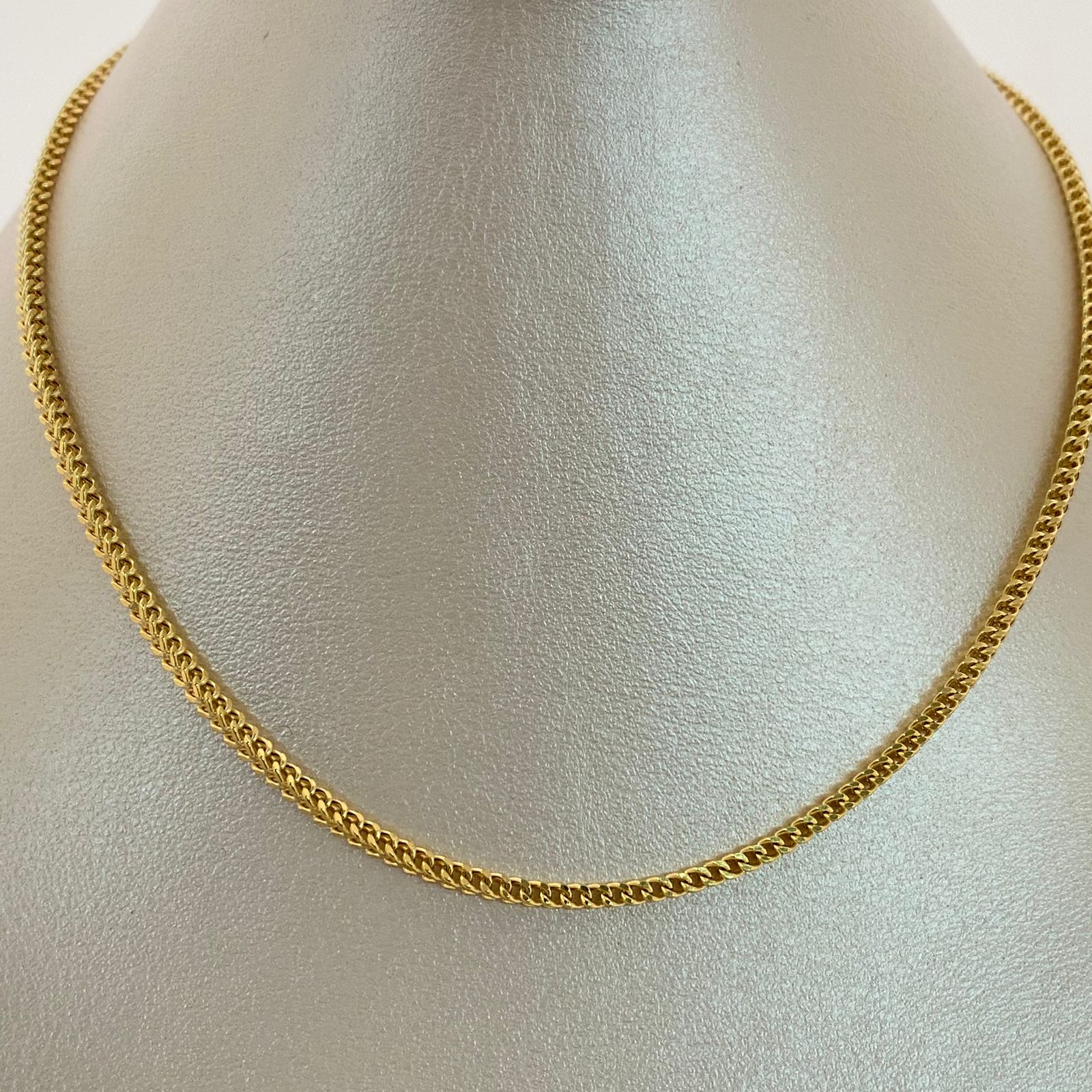 Cadena It Franco Oro amarillo 18k +1 / 7,55 Gr / 2,3 mm / 50 Cm