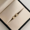 Topos Trebol Casting Blanco Oro amarillo 18k 0,9 Gr / 5,6 mm