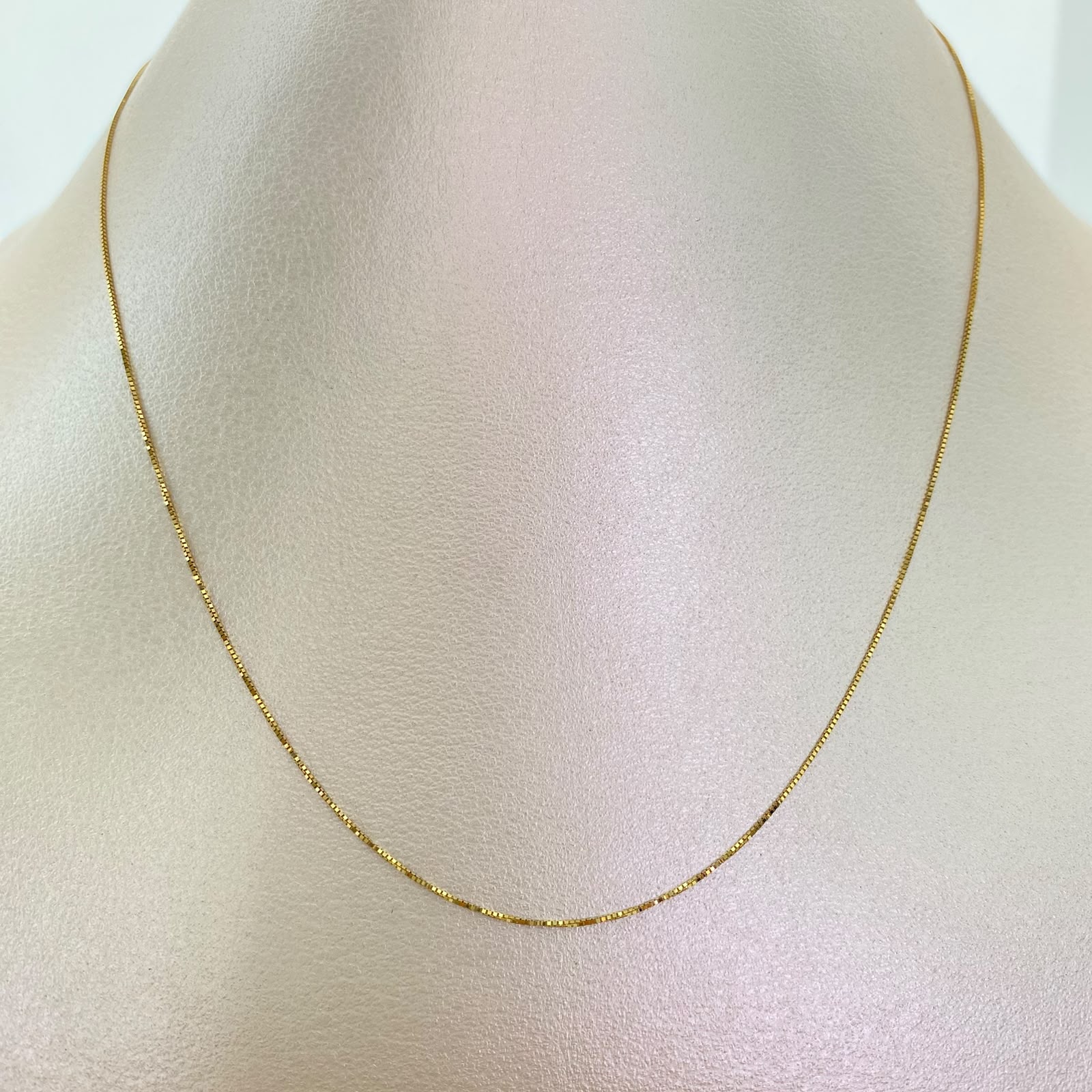 Cadena It Mini Veneciana Oro amarillo 18k +1 / 1 Gr / 0,8 mm / 45 Cm