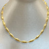 Cadena Rustica Oro amarillo 18k 9,60 Gr / 4,3 mm / 60 Cm Broche 0,40