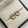 Candonga lisa Oro amarillo 18k 1,4 Gr / 1,5 Cm