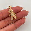 Dije Oso Articulado Moño Casting Oro amarillo 18k 4,45 Gr / 13,1 mm / 2,8 Cm