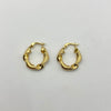 Pulsera tejida melcocha lisa y rayas Oro amarillo 1,65 Gr / 1,7 Cm
