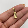 Dije dolar Oro amarillo 18k 0,65 Gr / 6,56 mm / 2,5 Cm