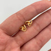 Topos Nudo Oro amarillo 18k 0,65 Gr / 8,3 mm