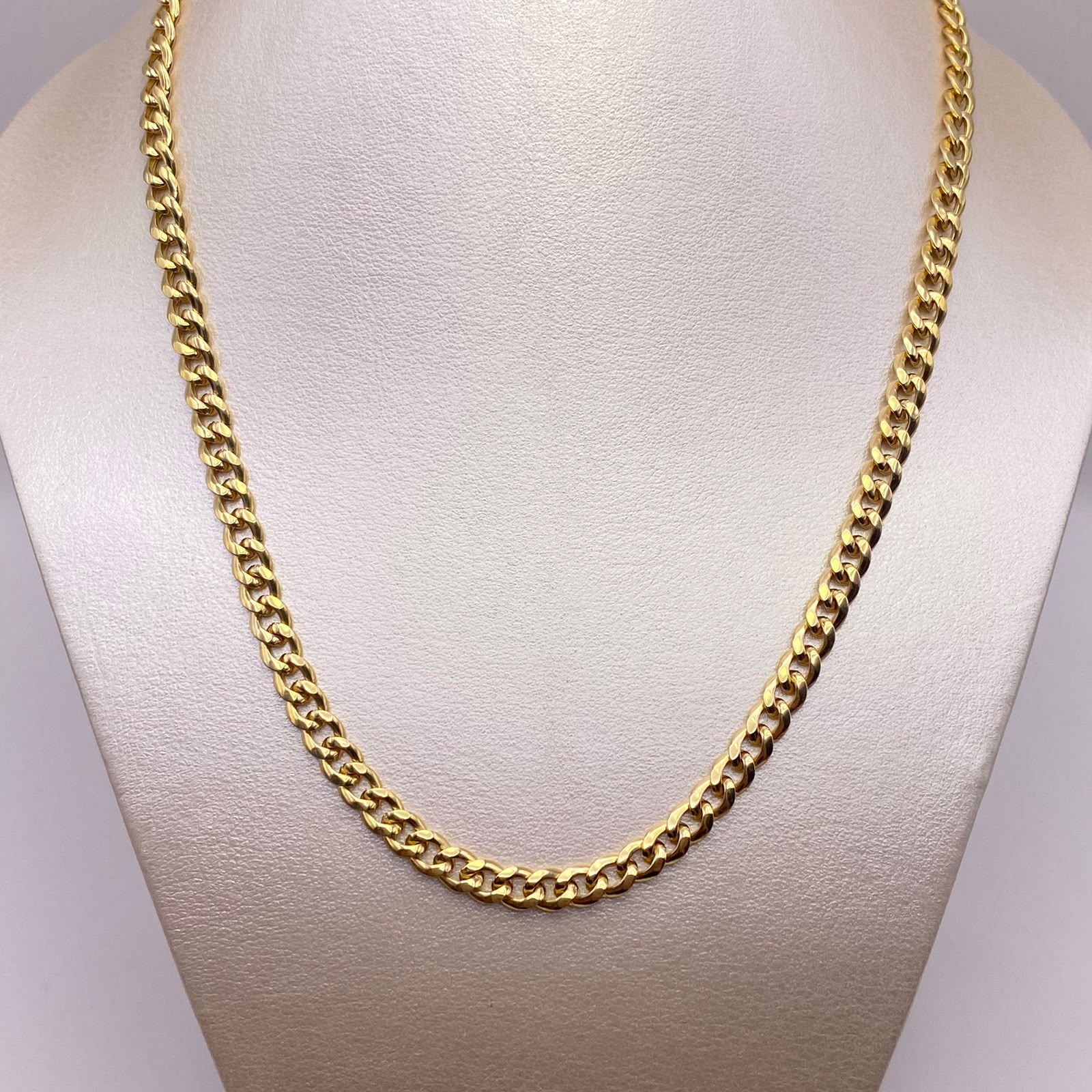 Cadena It Cubana inflada Oro amarillo 18k +1 / 7,63 Gr / 5 mm / 60 Cm