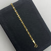 Pulso Escalera plana Oro amarillo 18k 1,2 Gr / 2,8 mm / 18,5 Cm