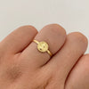 Anillo San benito Oro amarillo 18k / Talla 6 / 0,75 Gr / 1,6 mm