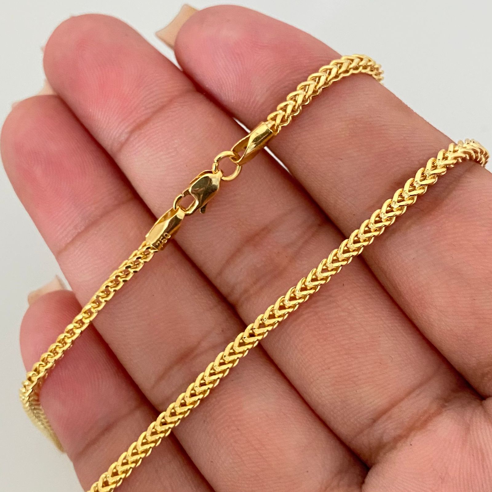 Cadena It franco Oro amarillo 18k +1 / 8,85 Gr / 2,3 mm / 60 Cm