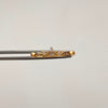 Anillo 15 Tiara Casting Blanco Oro amarillo 18k / Talla 7 / 1,8 Gr